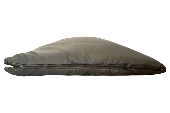 Спальник-ковдра з капюшоном Tramp Shypit 200 (+10°C/+5°C/-5°C), Олива, Праворуч (R)