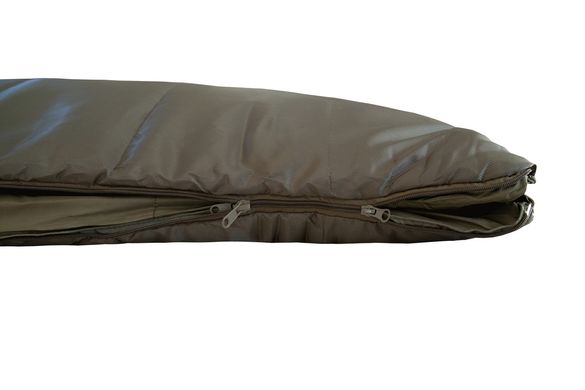 Спальник-ковдра з капюшоном Tramp Shypit 200 (+10°C/+5°C/-5°C), Олива, Праворуч (R)
