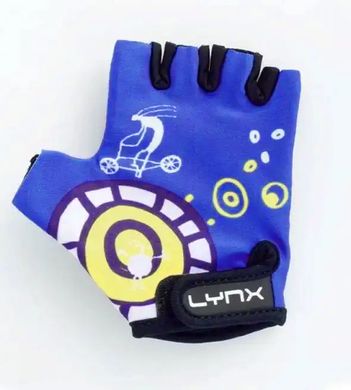 Велоперчатки детские Lynx Kids blue размер XXXS
