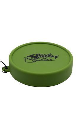 Стакан складаний силіконовий із кришкою Tramp 180ml Олива
