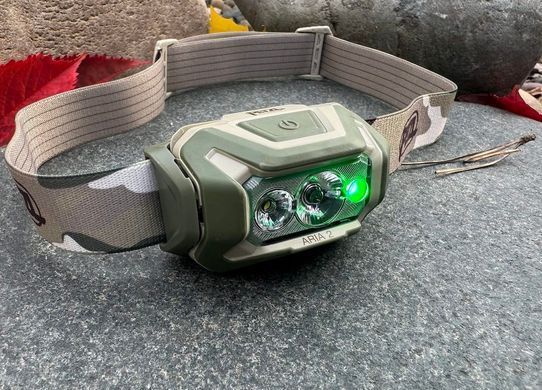 Petzl Aria 2 RGB (450 лм) - ліхтар тактичний налобний з червоним світлом