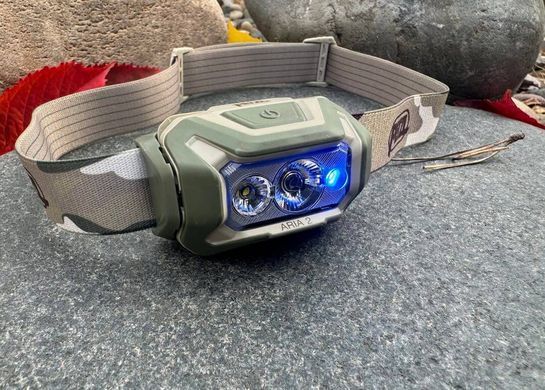 Petzl Aria 2 RGB (450 лм) - ліхтар тактичний налобний з червоним світлом