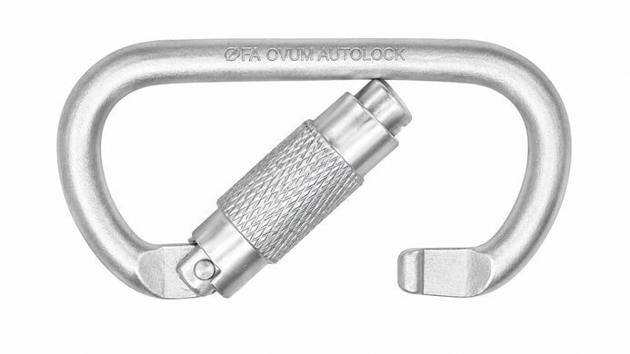 Карабин стальной First Ascent Ovum AUTOLOCK Keylock