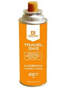 Газовый баллон цанговый BaseCamp Travel Gas 227 г