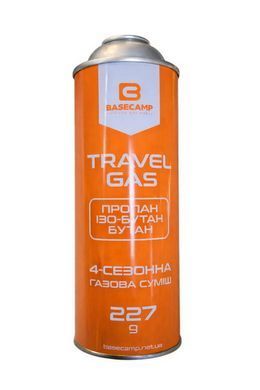 Газовый баллон цанговый BaseCamp Travel Gas 227 г