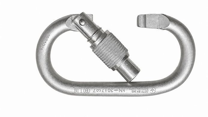 Овальний сталевий карабін First Ascent Oval 30 кН