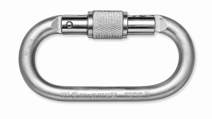 Овальний сталевий карабін First Ascent Oval 30 кН