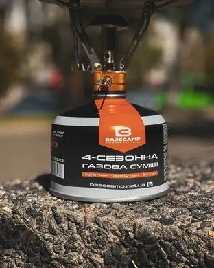 Газовий балон нарізний BaseCamp 4 Season Gas 100 г