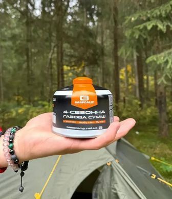 Газовий балон нарізний BaseCamp 4 Season Gas 100 г