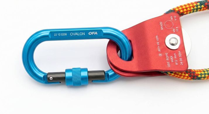 Карабин овальный First Ascent Ovalon 21 KN