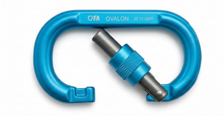 Карабин овальный First Ascent Ovalon 21 KN