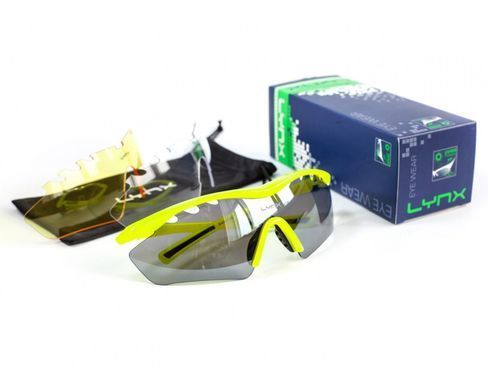 Велосипедные очки Lynx Boston F Fluoro shiny yellow