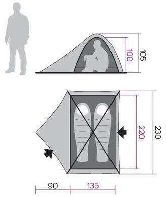 Двухместная палатка Hannah Falcon 2