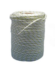 Мотузка статична Кані 40 клас 10 мм - 100 м (шнур поліамідний), Білий, 100 м