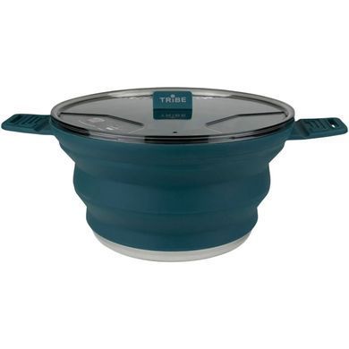 Каструля силіконова Tribe Collapsible Pot 2,5 л , Синій