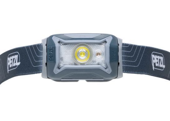 Ліхтар налобний Petzl Tikka (350Лм) New з червоним світлом, Сірий