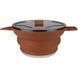 Каструля силіконова Tribe Collapsible Pot 2,5 л , Коричневий