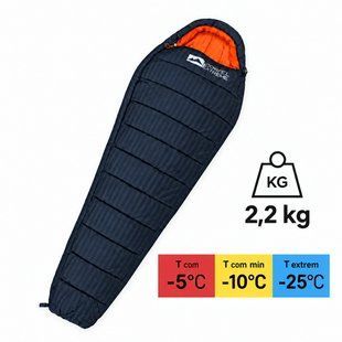 Спальник зимовий TE Worm 400 (-5&deg;С/ - 10&deg;С/ -25&deg;С)