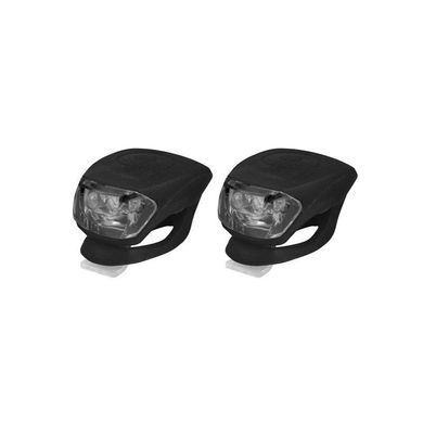 Свет передний Longus 2LED/2 ф-ции + задний 2LED/2 ф-ции, черный
