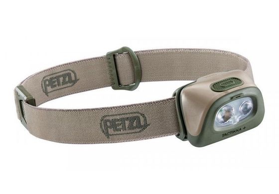 Фонарь налобный Petzl Tactikka + (350Лм) Desert