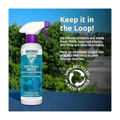 Водоотталкивающий спрей Nikwax Softshell proof Spray-on 300 мл