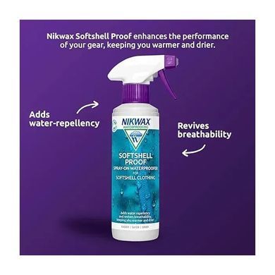 Водоотталкивающий спрей Nikwax Softshell proof Spray-on 300 мл