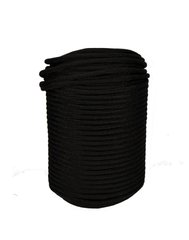 Мотузка кольорова статична Кані 48 клас 10 мм - 100 м (шнур поліамідний) , Чорний, 100 м
