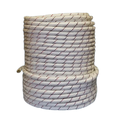 Мотузка статична Кані 12-40 клас 12 мм  - 100 м (шнур поліамідний), Білий, 100 м
