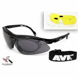 Спортивні велоокуляри AVK Veloce black, Чорний