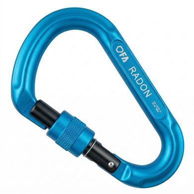 Карабін алюмінієвий First Ascent Radon, Light Blue