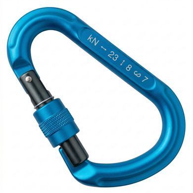 Карабін алюмінієвий First Ascent Radon, Light Blue
