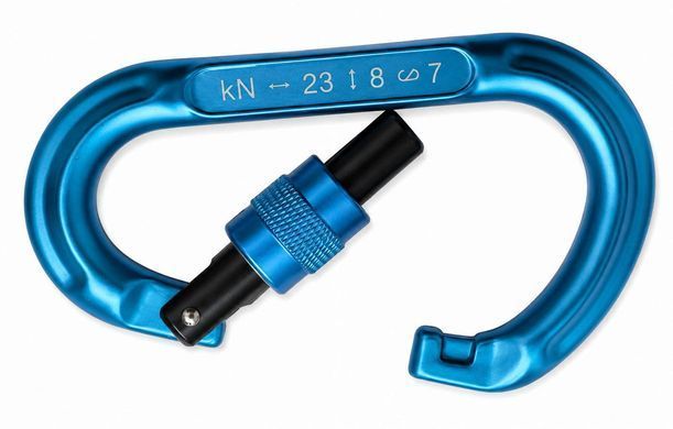 Карабін алюмінієвий First Ascent Radon, Light Blue