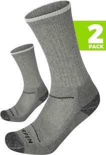 Шкарпетки трекінгові вовняні Lorpen T2WE grey (2 пари) M (39-42)