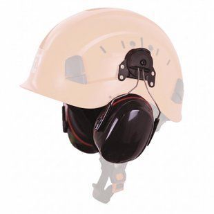 Навушники First Ascent Earmuff на каску Vysotnik 2, Чорний