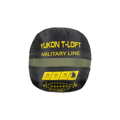 Спальный мешок Tramp YUKON T-loft (-10/-15/-30°C) olive