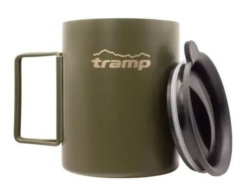 Термокухоль зі складаними ручками Tramp UTRC-142 500 мл, Олива
