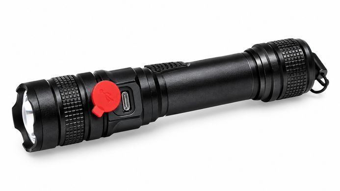 Ручний акумуляторний ліхтар Rablex RB270 T6 LED, 18650, microUSB, Zoom