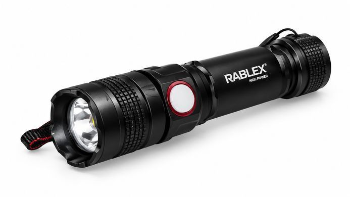 Ручний акумуляторний ліхтар Rablex RB270 T6 LED, 18650, microUSB, Zoom