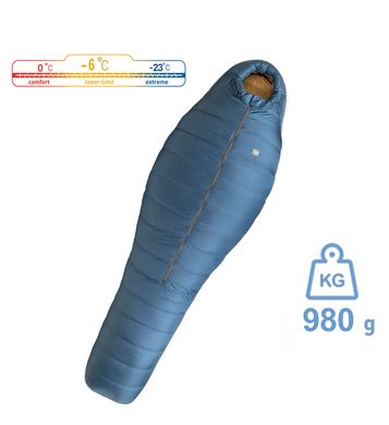 Спальник пуховый Turbat Kuk 500 (0°C/-6°C/-23°C) 195 см