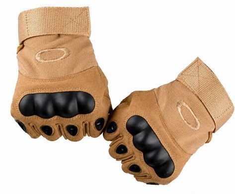 Перчатки тактические беспалые Oakley Turkey koyot