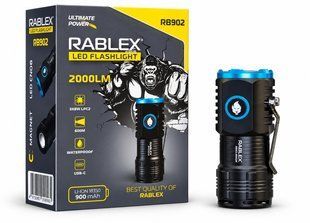 Ручний ліхтар Rablex RB902 Li-Ion, Type-C, Zoom